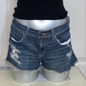 Dark Jean wash blue shorts medium
